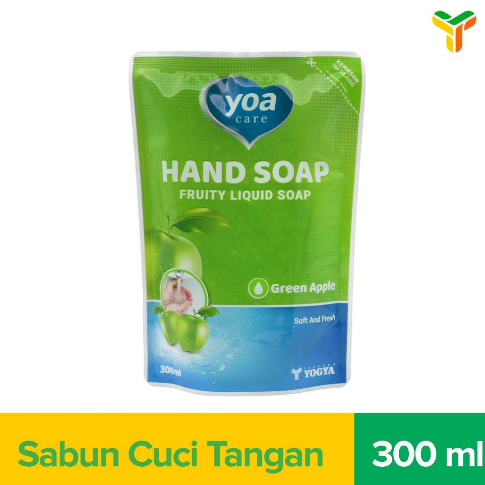 Yoa Hand Soap Apple Reff 300 Ml