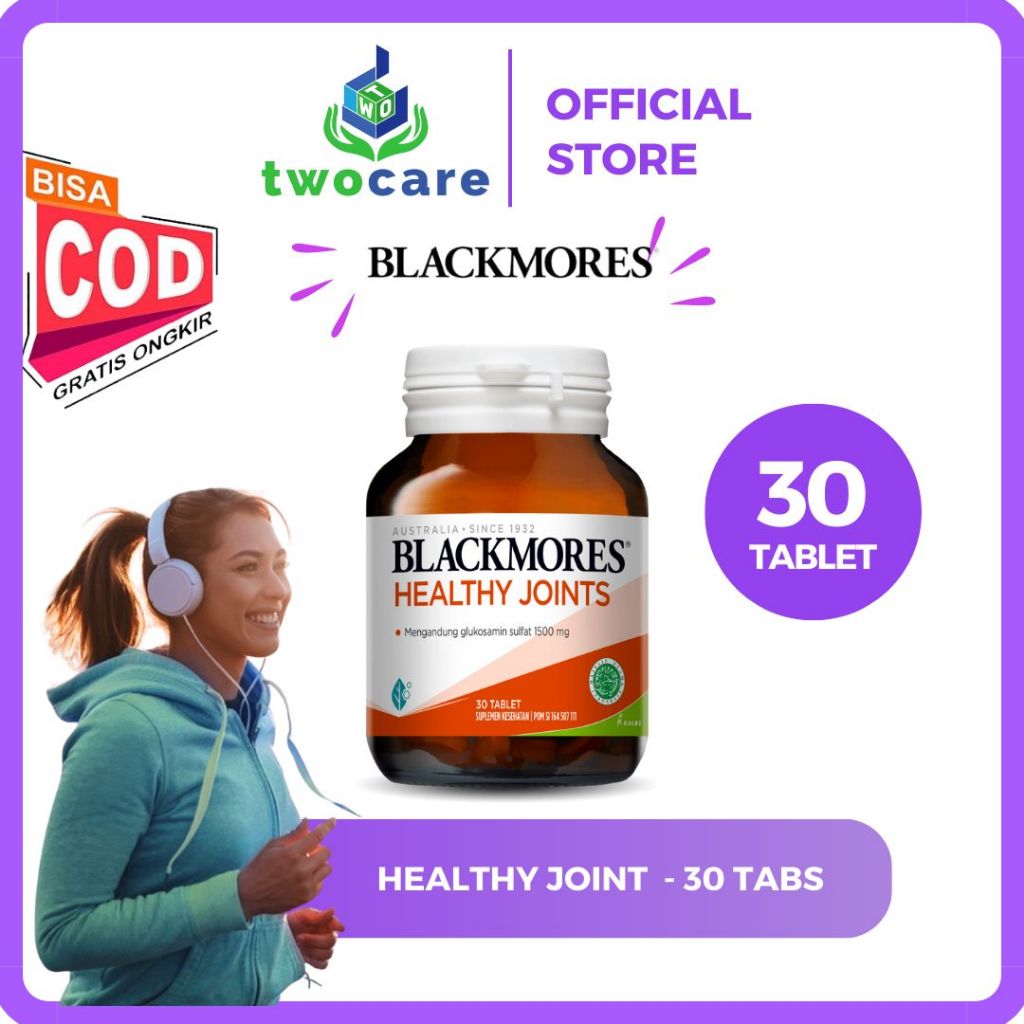 BLACKMORES HEALTHY JOINTS BLACKMORES GLUCOSAMINE SULFATE 1500mg BPOM KALBE - 30 Tablet