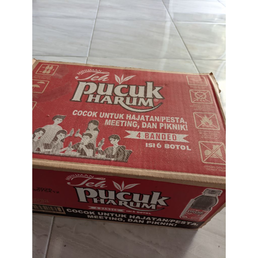 Teh pucuk harum 1 dus 250ml dan 350ml isi 24 botol