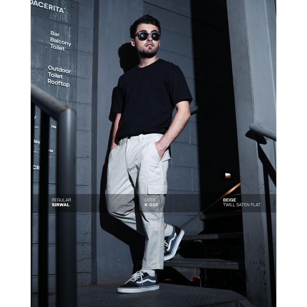 SIRWAL SAMASE Cargo Regular K033 - T035 Celana Cargo Sirwal Panjang Samase Official Clothes Ori