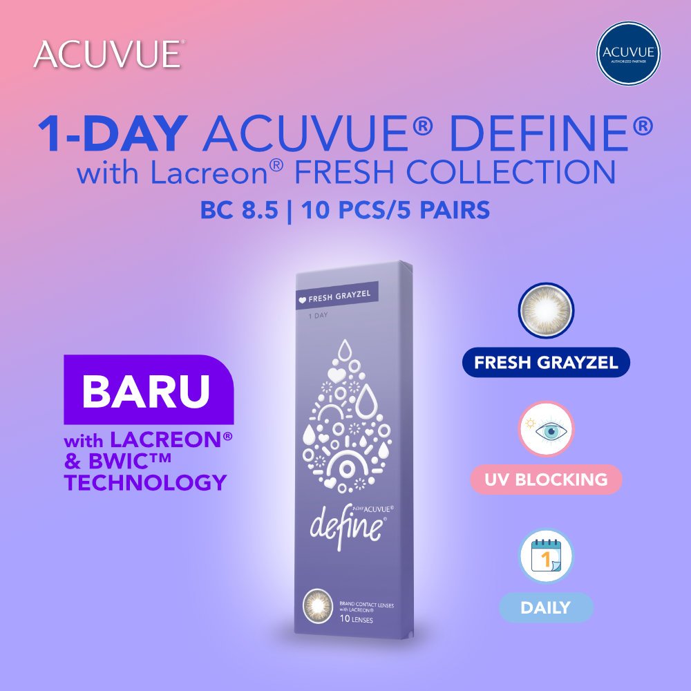 Acuvue Define Fresh Grayzel 10 Pcs (Daily)