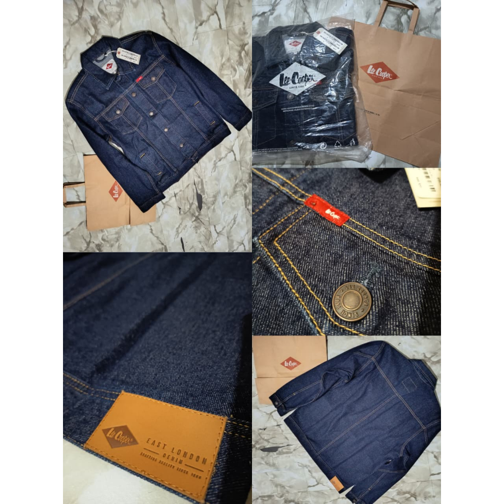 Jaket denim Ori Lee cooper Rinse blue
