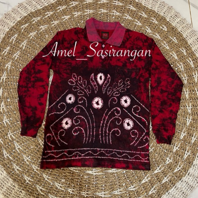 Kaos sasirangan Banjar merah putih size XL by amel_sasirangan