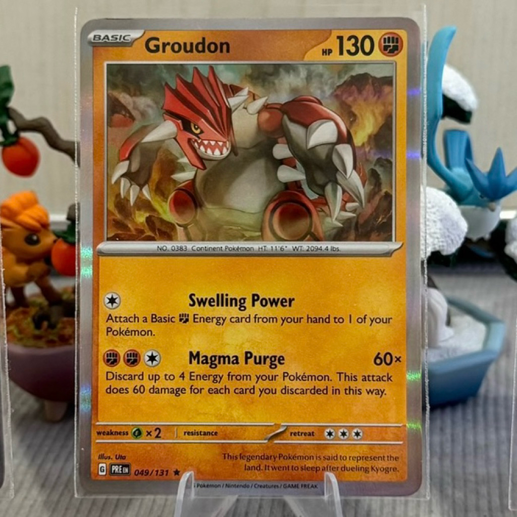 Groudon Holo 049/131 English Inggris Pokemon Card Kartu