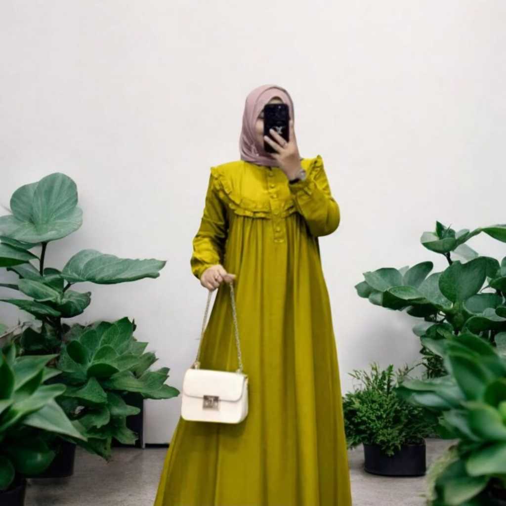 Cuci Gudang Gamis Shauda Model Rempel Baju Gamis 2026 Model Terbaru Lebaran Viral Kekinian