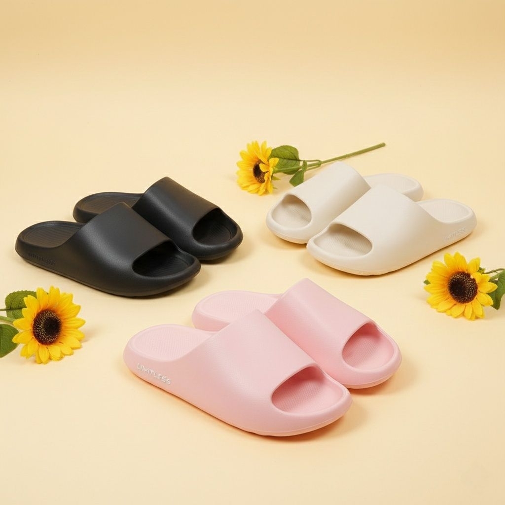 LIMITLESS Sandal Selop Cowok dan Cewek Korean Style