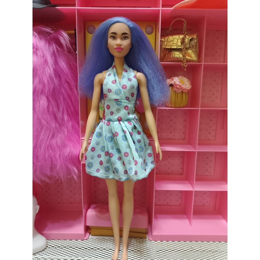 Barbie Mattel Preloved Basic Mbili Rambut biru