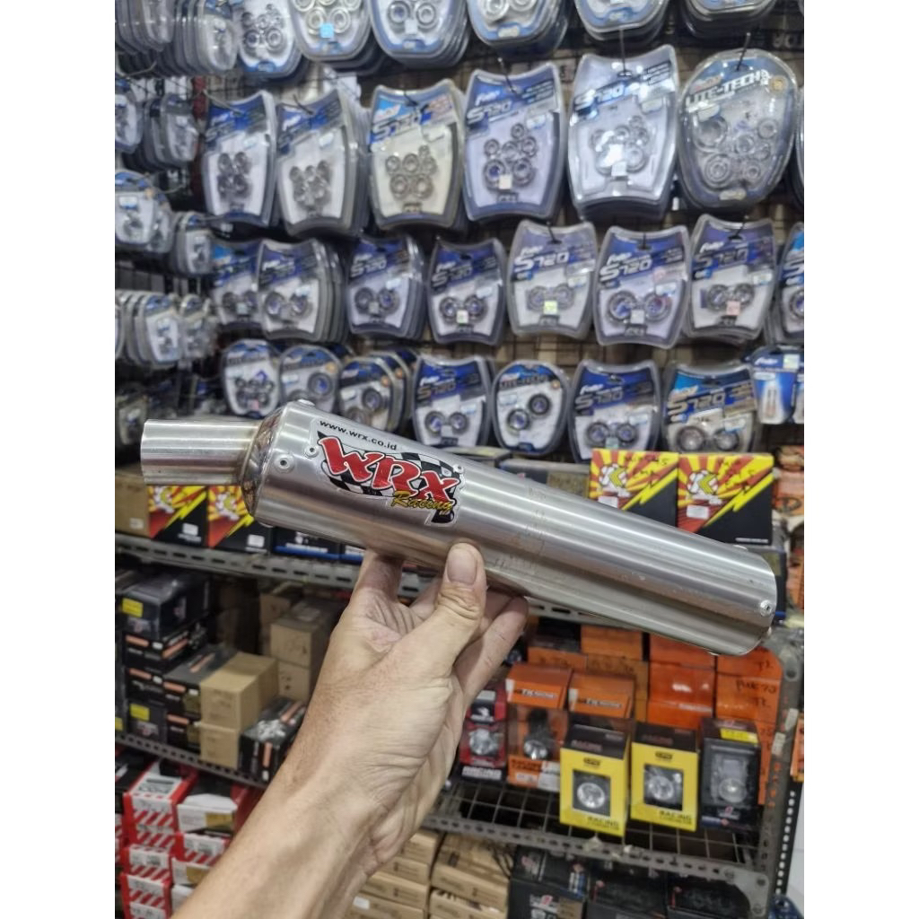 SILENCER SELINCER KNALPOT NINJA 150 R RR 2T CLD WRX STENLIS knalpot snalpot racing original asli ori