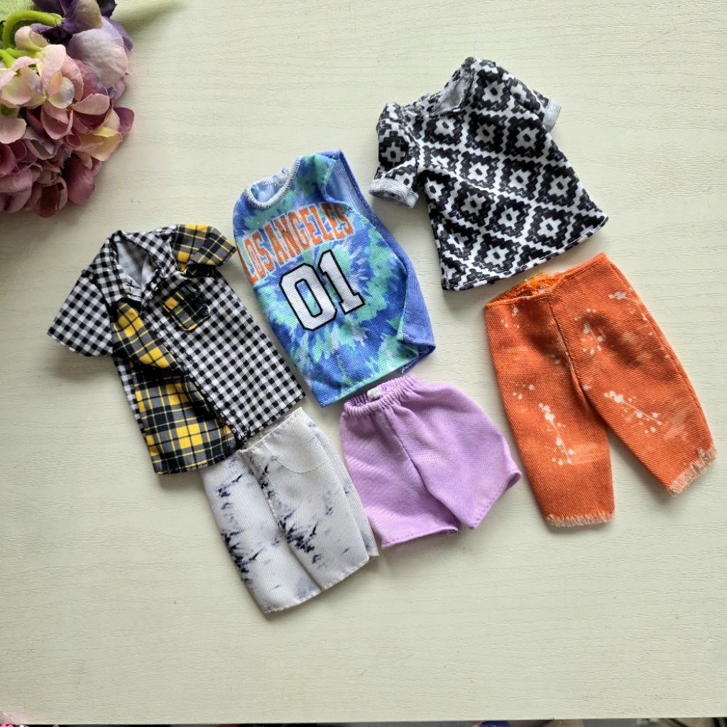 Baju Setelan Barbie Ken Mattel Casual all varian