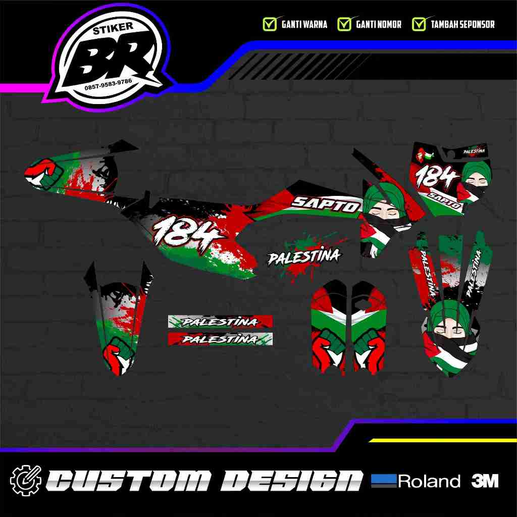 DECAL STIKER KTM 85 2020 - KTM 250 2017 - KTM 250 2020-2022 - KTM 85 2014-2016 - PREMIUM FULLBODY CU