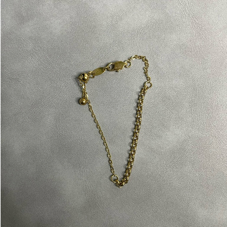 NORCHE - gelang titanium anti karat emboss 750