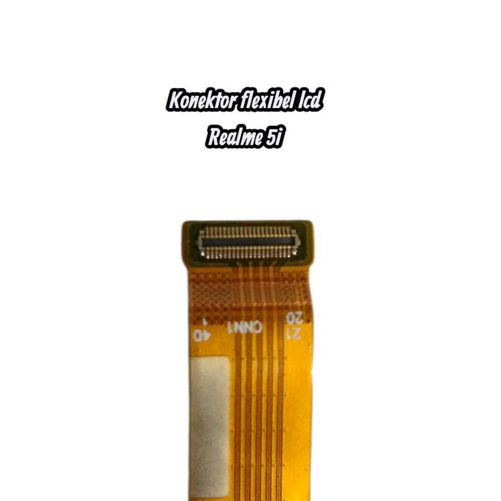 konektor soket flexibel lcd Realme 5i soket lcd/konector lcd original copotan