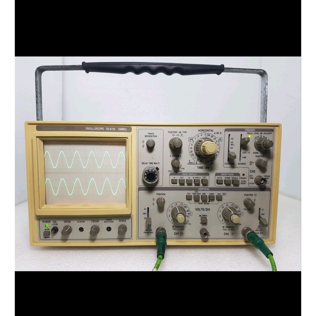 goldstar OS-8100 Oscilloscope 100MHz