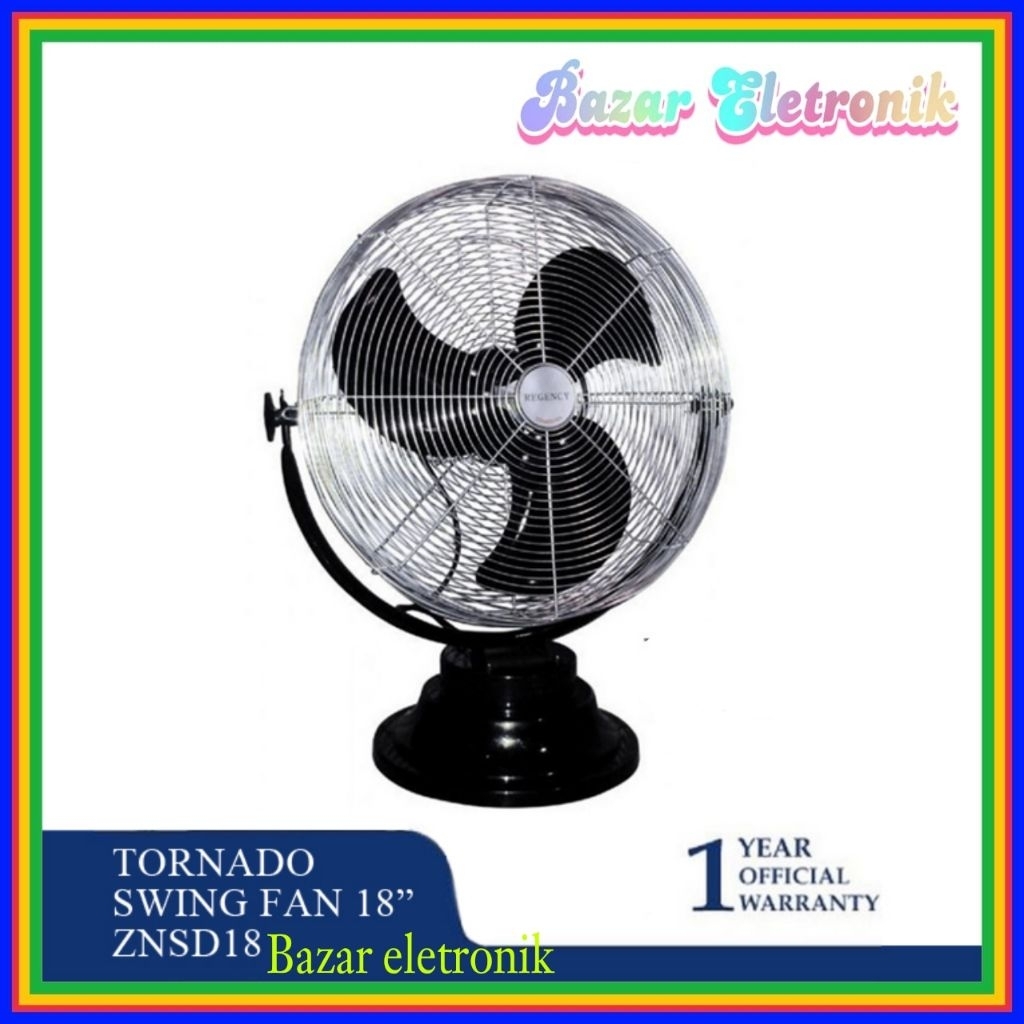 Regency NSD 18 Kipas Angin Meja 18 Inch Tornado Swing Deluxe Fan
