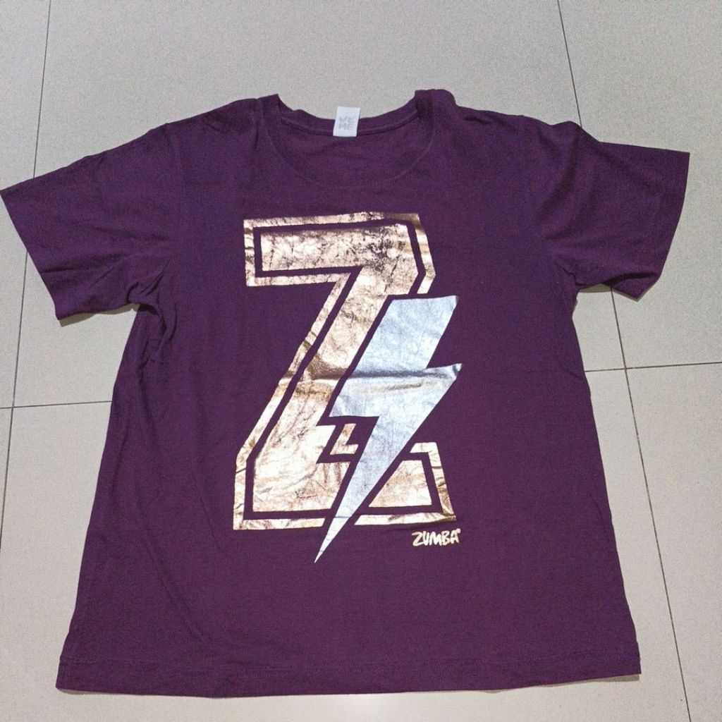 Preloved Kaos Zumba Wear ZW Original