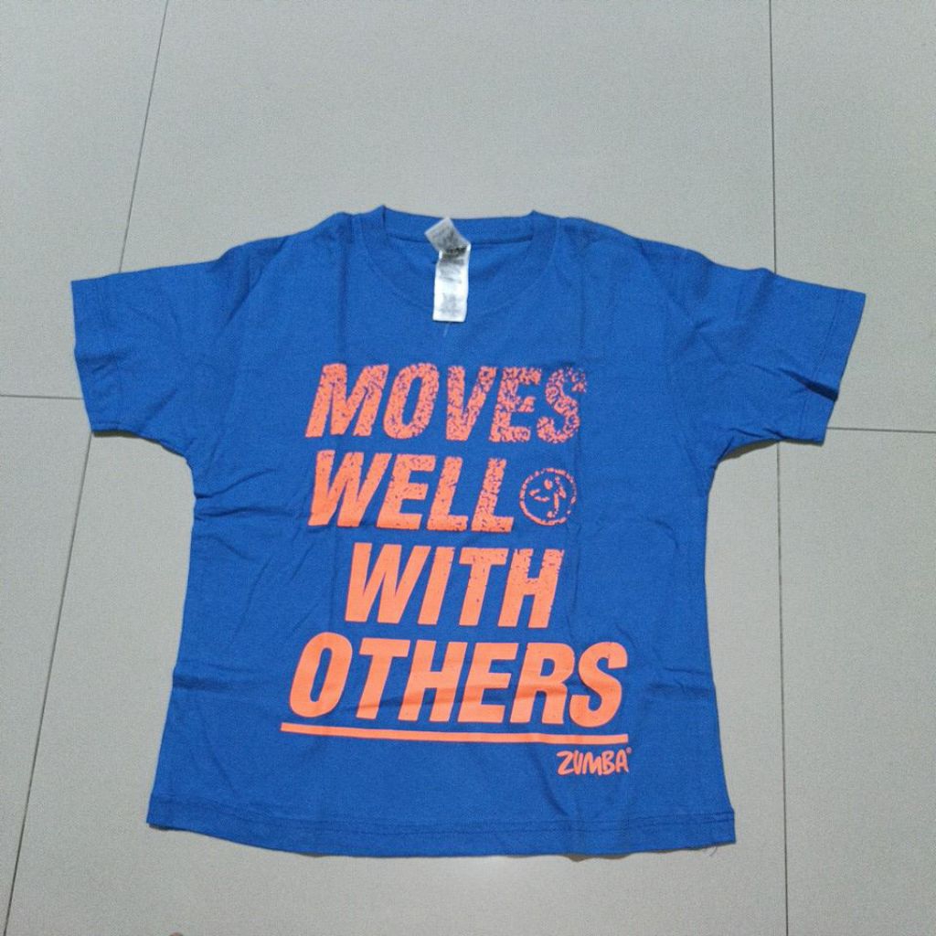 Preloved Kaos Zumba Wear ZW Original