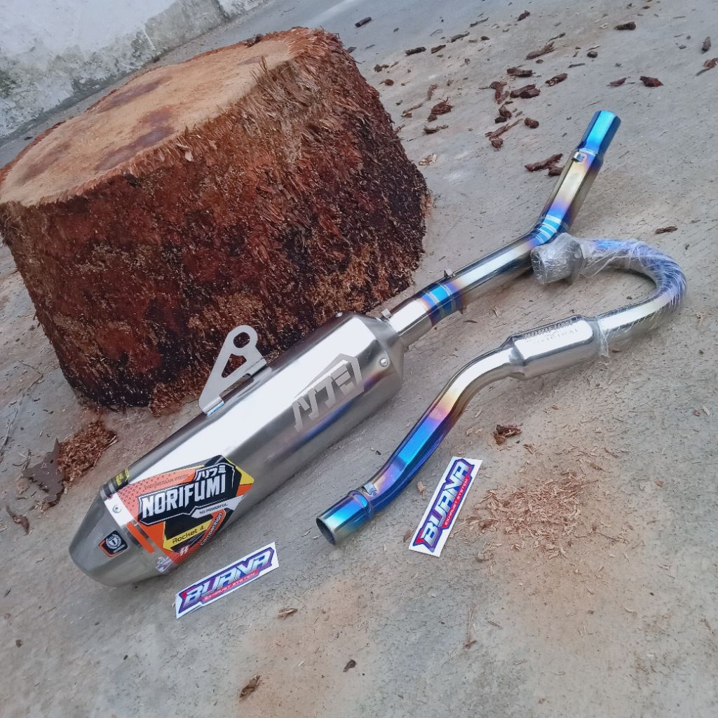 Knalpot Crf150 Klx150 klxG klxS klxL Yamaha WR Tiger Scorpio Trail Norifumi Rocket 4 Kompetisi Compe