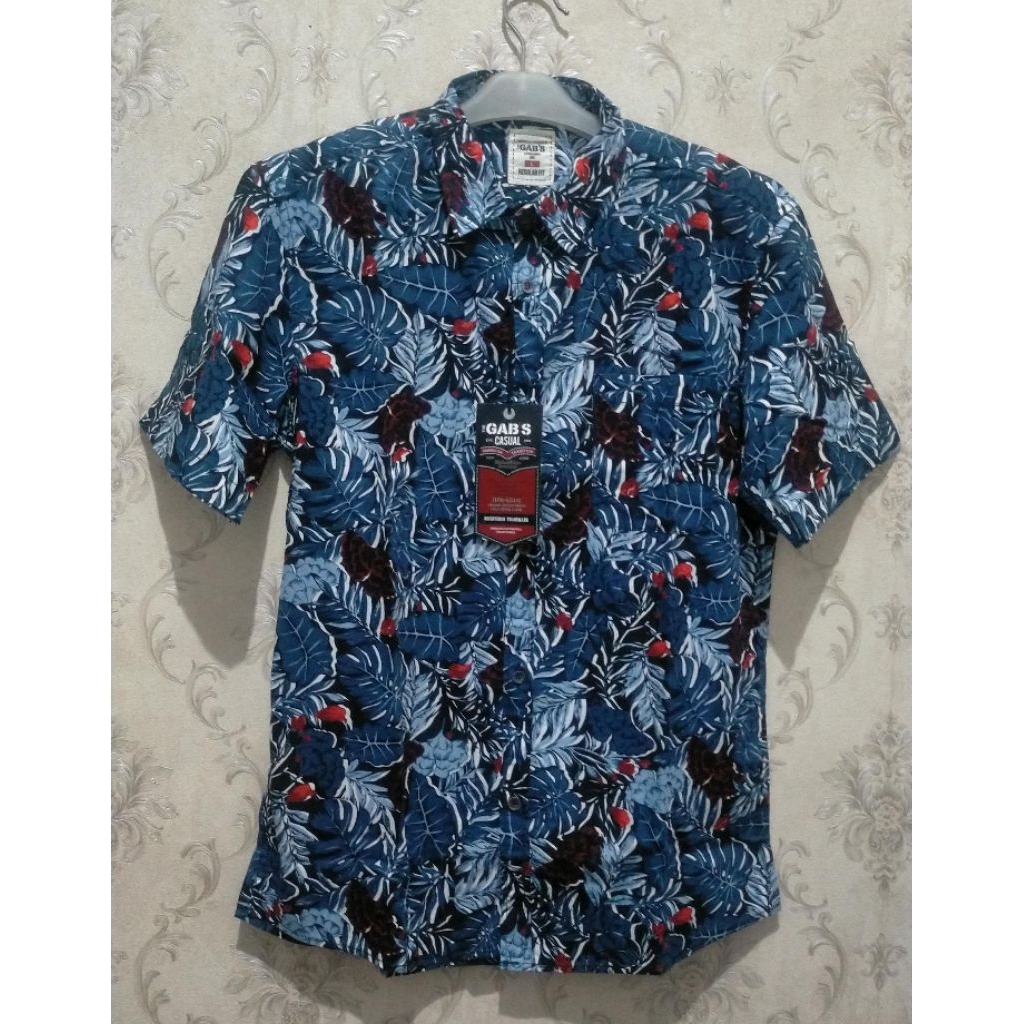 Kemeja pria pendek original Gabrielle