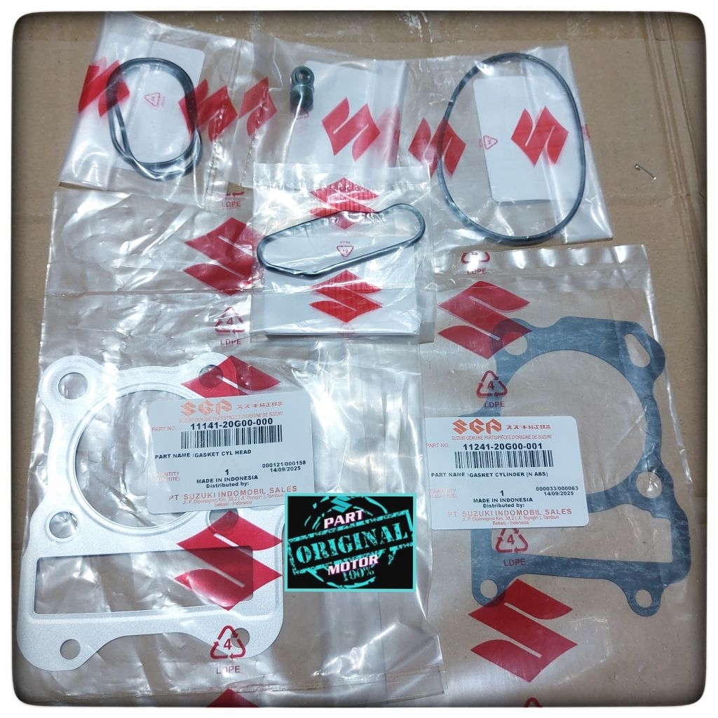 Paking perpak TOP SET SHOGUN 125 FD 125 SP LAMA ORI SGP