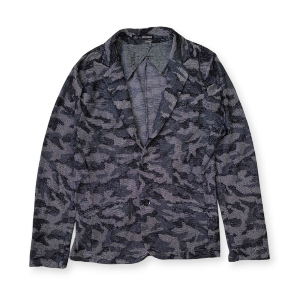 Tete Homme by Issey Miyake Camo Blazer Jacket