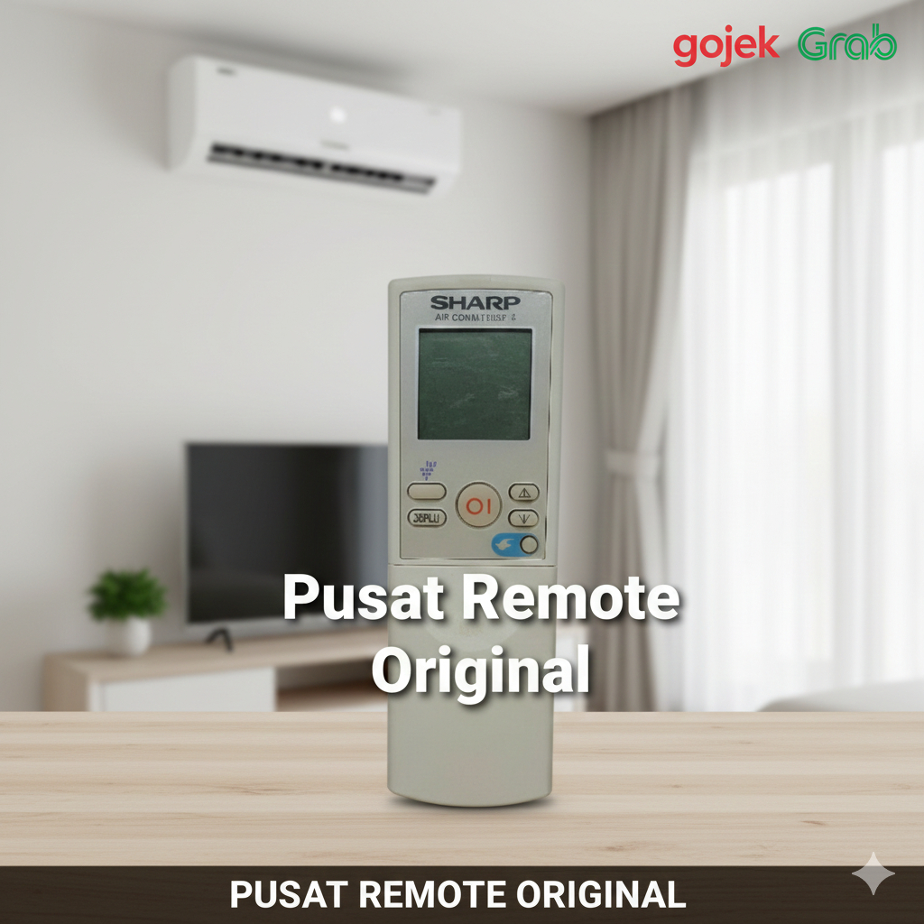 REMOTE REMOT AC SHARP CRMC-A726JBEZ ORIGINAL ASLI
