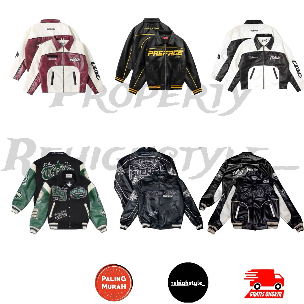 JACKET PREFACE LEATHER CLASSICA ALL COLOURS / LEATHER GOLDEN ERA / VARSITY TRILL ROLLING / VARSITY O