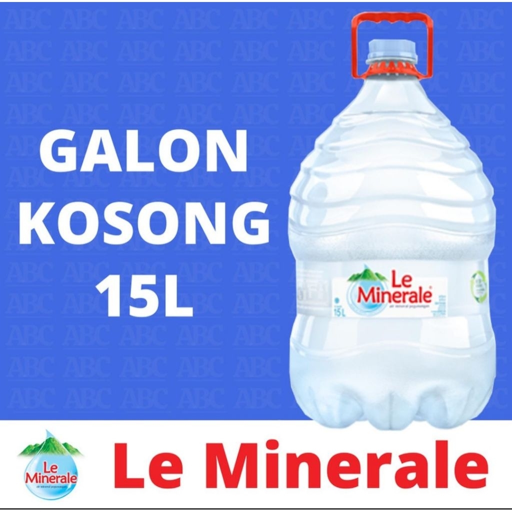 galon kosong Le mineral 15L