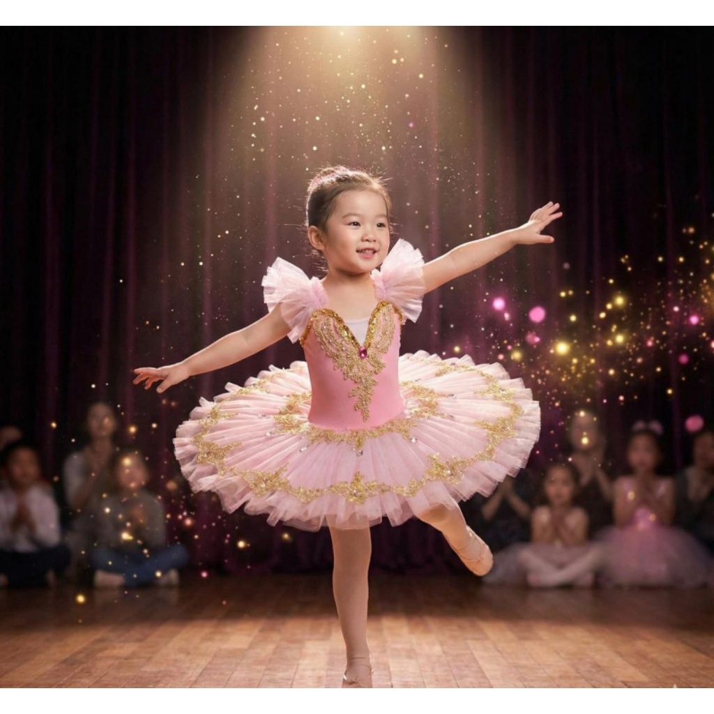 BALET GOWN KOSTUM BALERINA TUTU ANAK PEREMPUAN 02