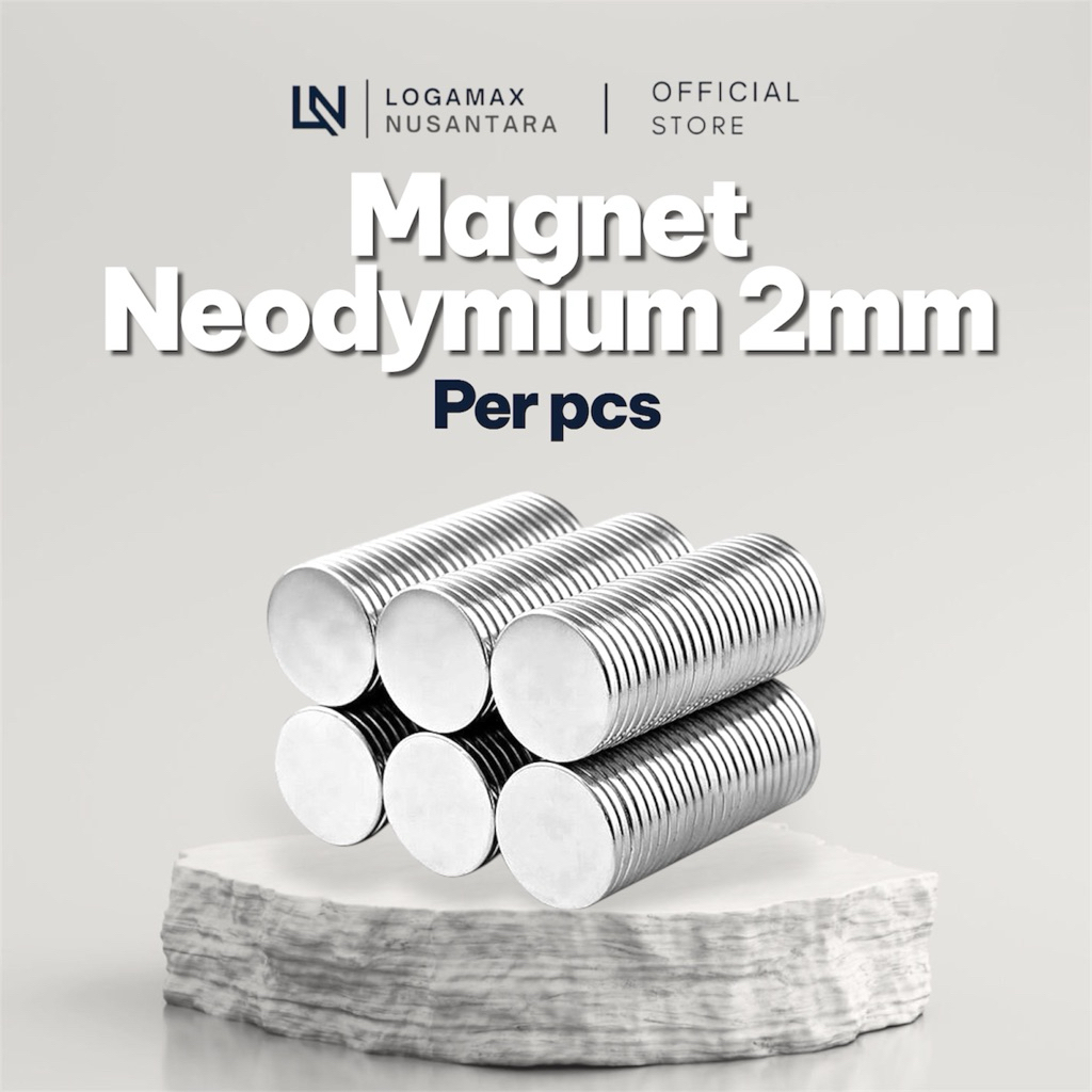 (PER PCS) MAGNET NEODYMIUM/ MAGNET NEODIUM MAGNET NEODIUM BULAT MAGNET SUPER KUAT (5mm X 2mm), (10mm