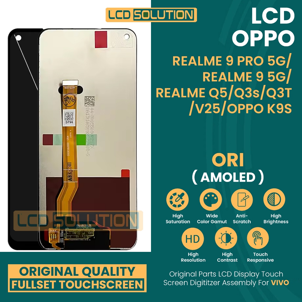 Grosir LCD OPPO K9S/ REALME 9 / REALME 9 PRO/ V25/Q5/Q3S/Q3T/- ORIGINAL Fullset Touch Screen