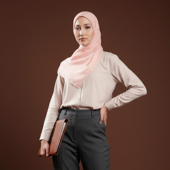 Zoya - Kayla Scarf - Kerudung Hijab Segi Empat Polos - Bahan Voal