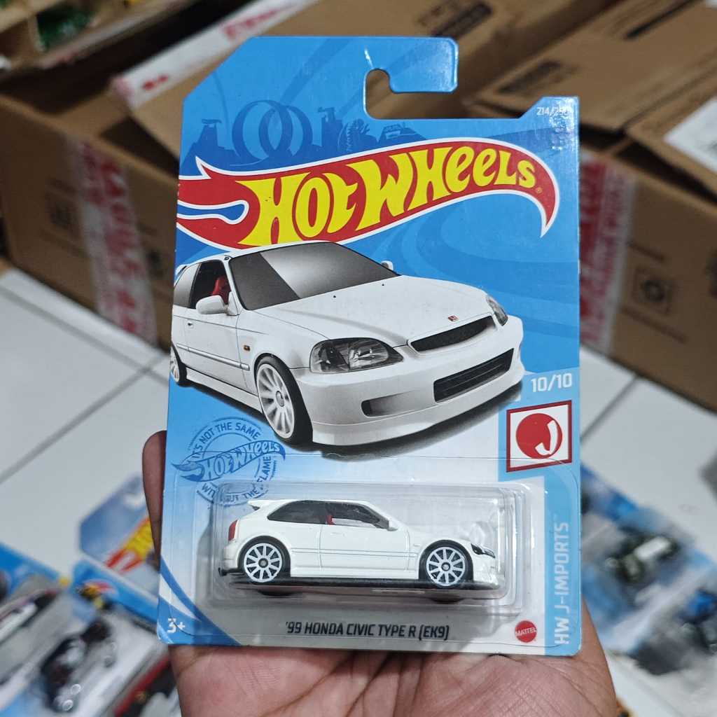 Hot Wheels Honda Civic EK9 putih