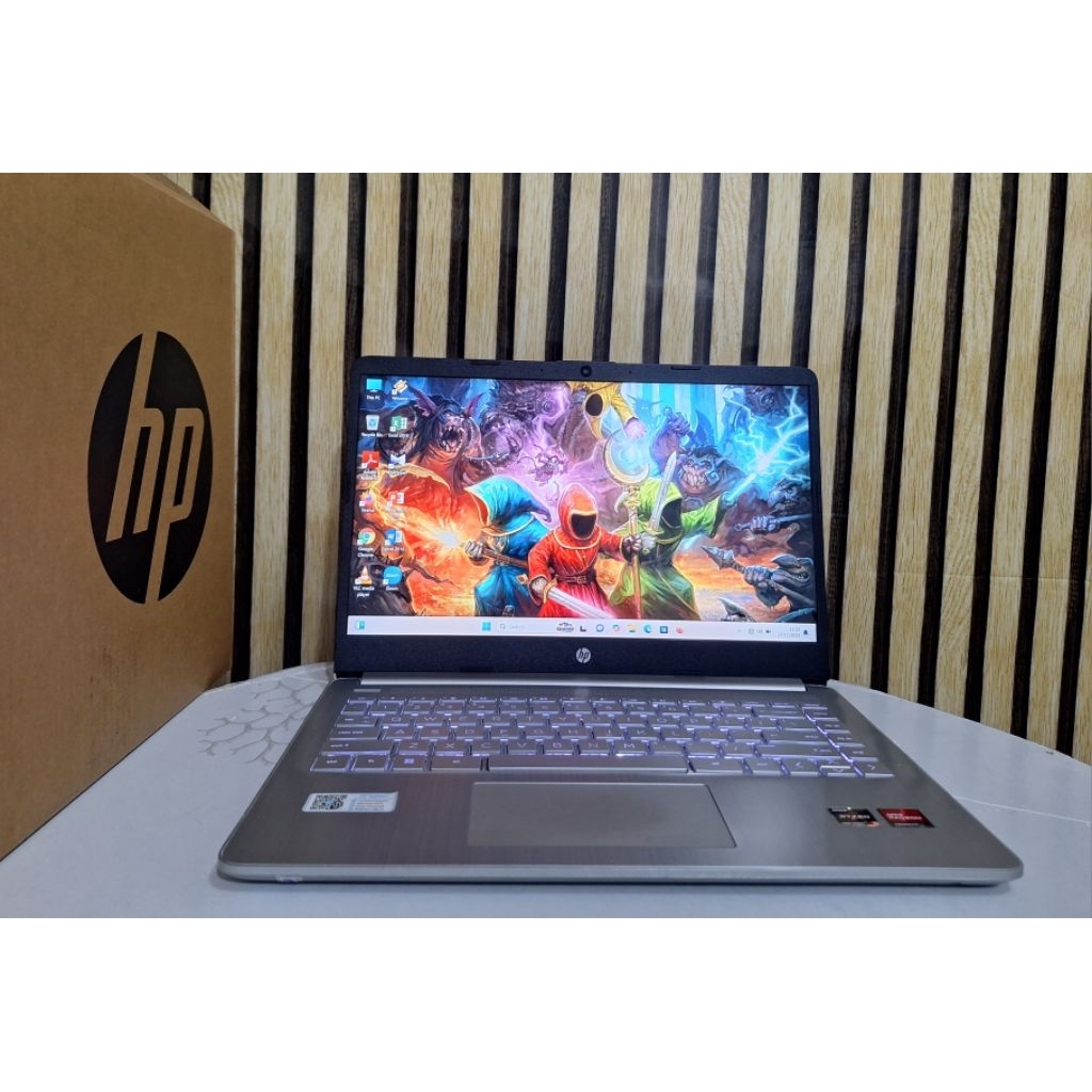 LAPTOP HP 14S-fq1135AU | RYZEN 5 5000 SERIES | GARANSI RESMI JANUARI 2026