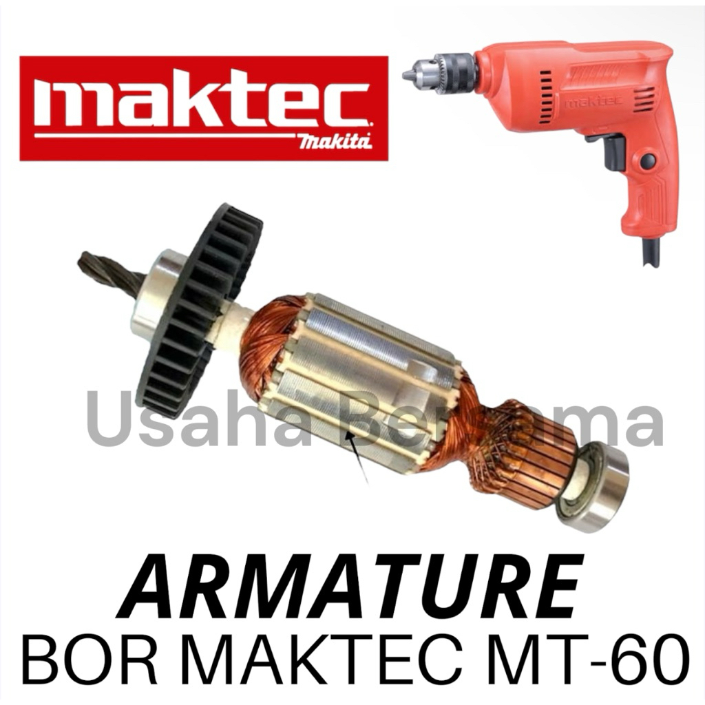 ARMATURE MT60 BOR MAKTEC MT60 ROTOR MAKTEC MT60 BOR MT 60 ANGKER GULUNGAN TEMBAGA MT60 MAKTEC