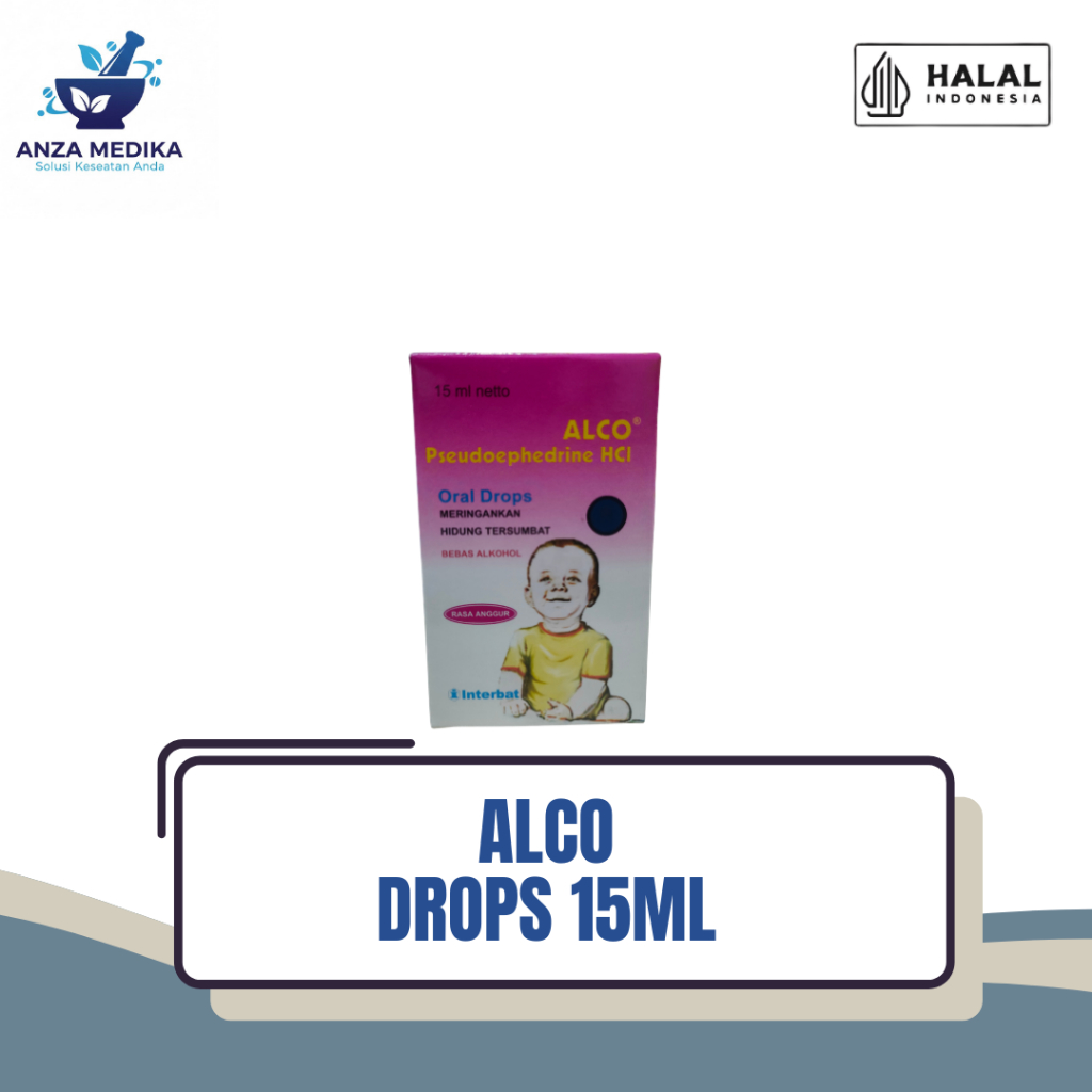 ALCO DROP 15ML | Pereda Hidung Tersumbat pada Bayi