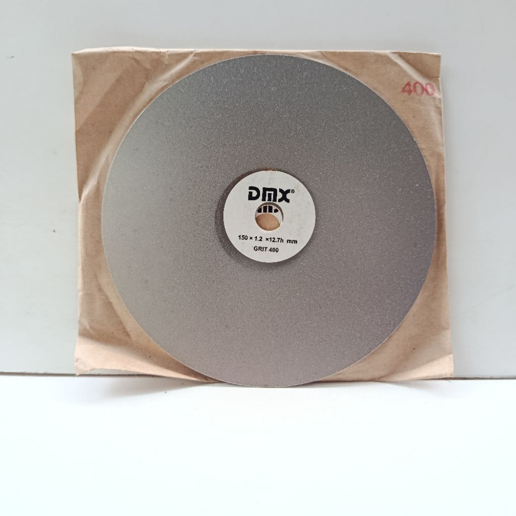 MATA ASAH POLS BATU AKIK DMX 6" DIAMOND WHEEL ASAH BATU DMX GRIT 400 AST MATA POLES ASAH BATU AKIK