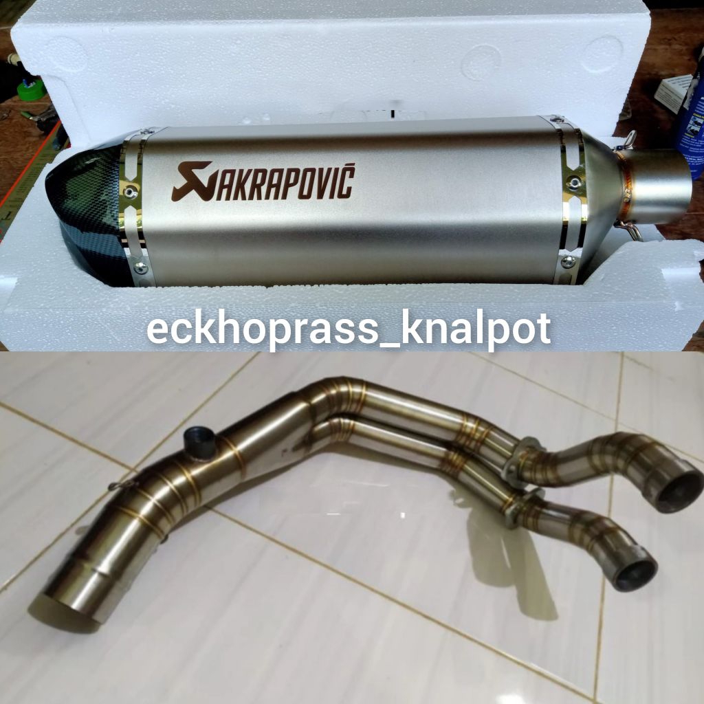 Knalpot Akrapovic import fullsystem ER6 F/N