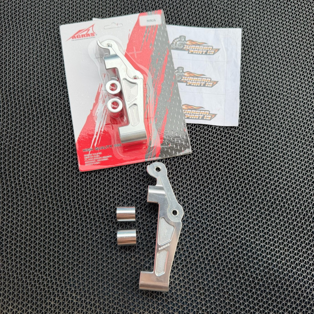 BREKET KALIPER PITCH 100 AGRAS PNP M3 M4 M7 FULL CNC PNP SKOK NINJA R RR SS DISK 300MM DUDUKAN PANGK