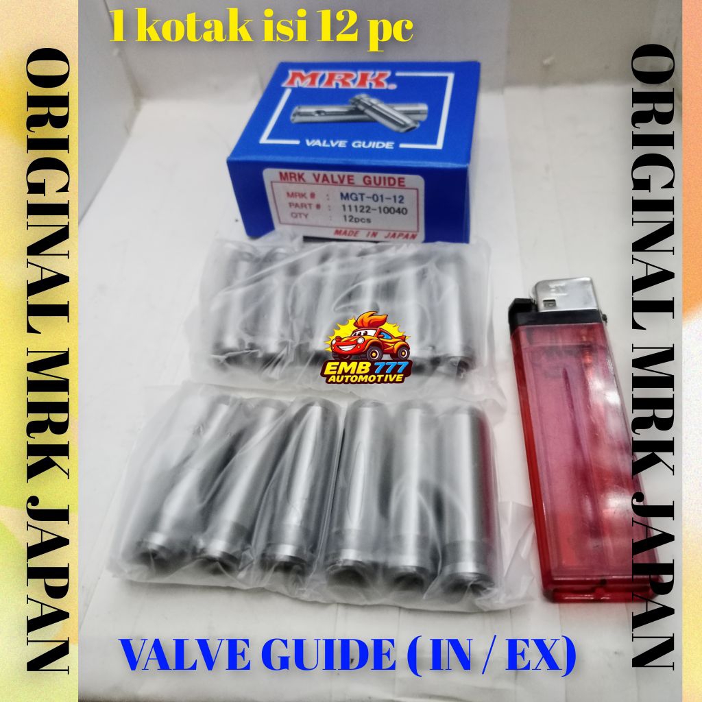 BOS KLEP VALVE GUIDE TOYOTA COROLLA GL EE80 EE90 1300 CC ORIGINAL JEPANG ASLI