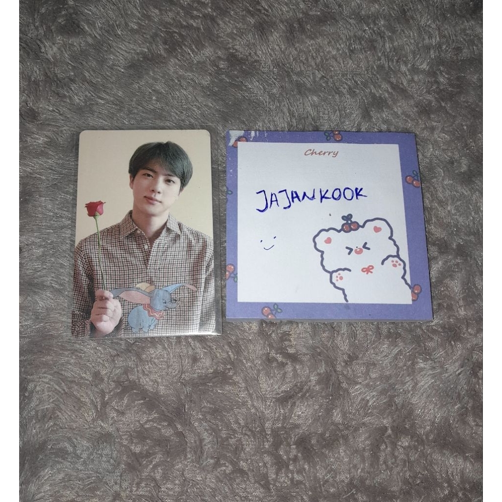 [READY STOCK] PHOTOCARD OFFICIAL MEMORIES DVD 2019 BTS JIN KIM SEOKJIN