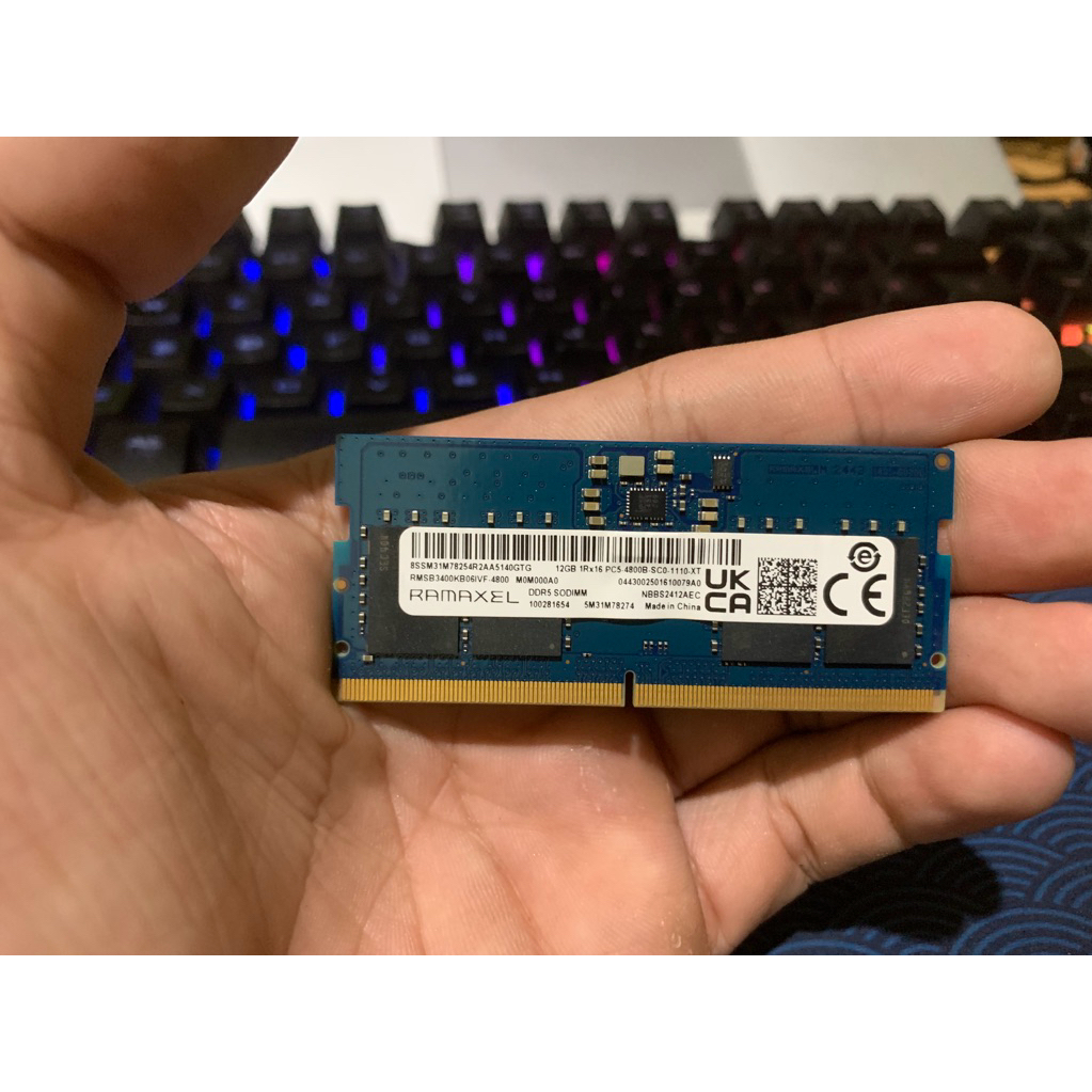 RAM LAPTOP 12GB DDR5 4800