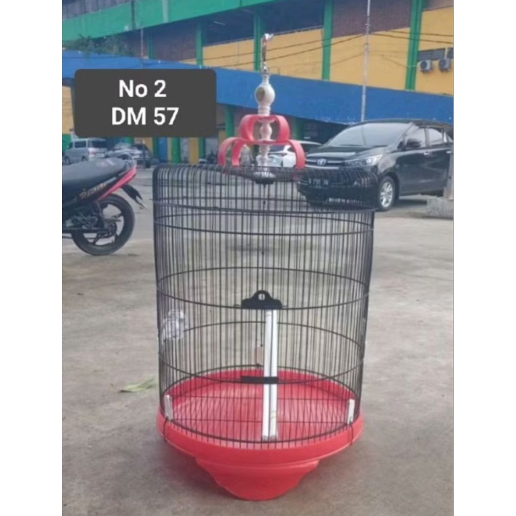 (GOJEK)KANDANG SANGKAR MURAI PVC RUJI BESI NO 2