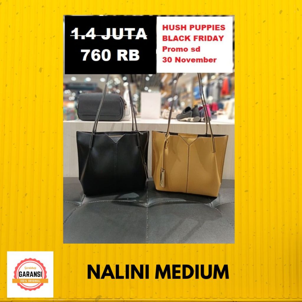 Tas selempang wanita Hush Puppies seri NADINE SALE ORI 100%