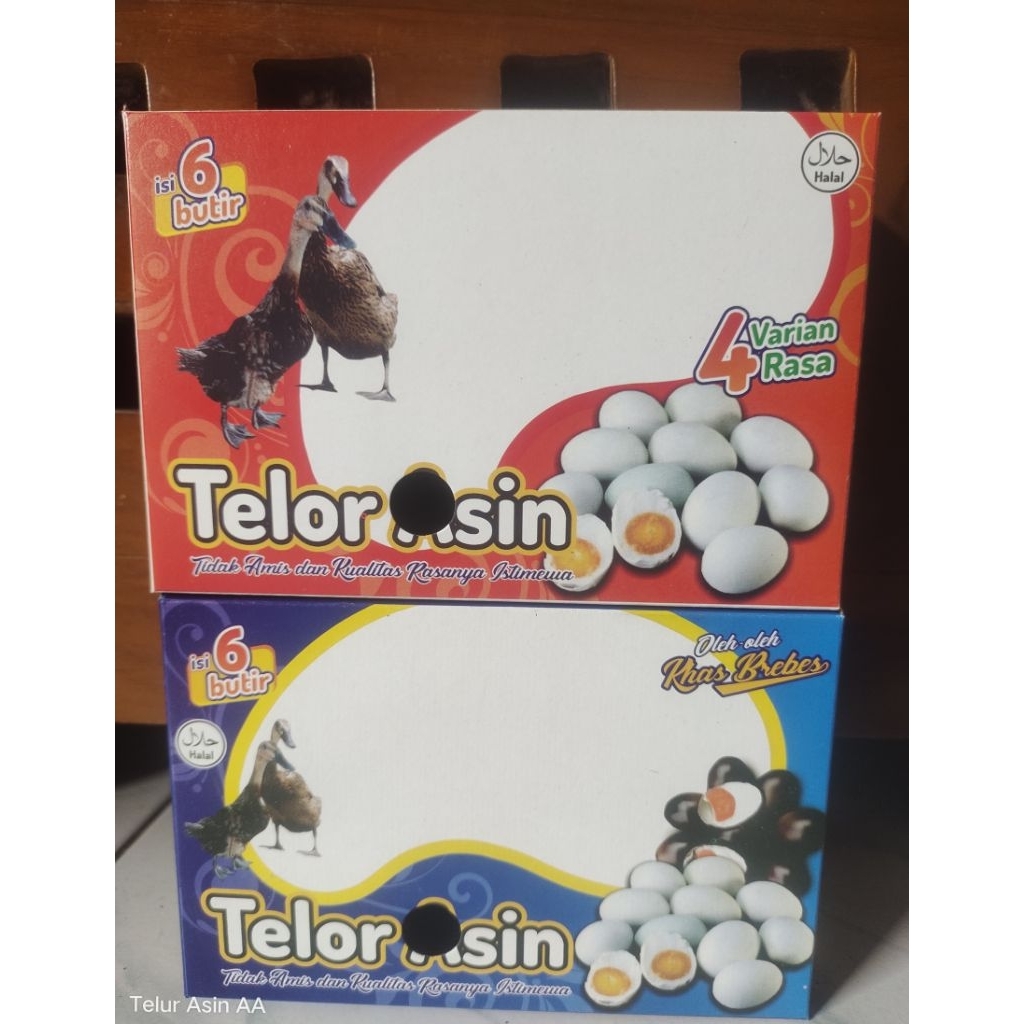 Dus/kardus/box/kotak/penyimpanan telur asin isi 6