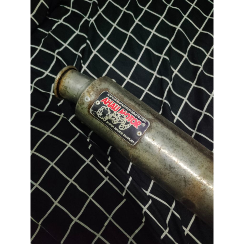 knalpot fullsystem Ahau original satria fu