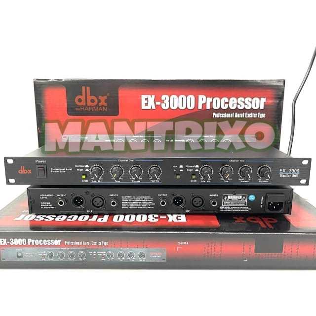Processor DBX EX 3000 Audio Processor (Grade A+ ) dbx ex3000 ex 3000 Dbx Processor ( Bisa COD )