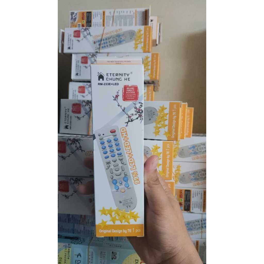 REMOTE TV MULTI UNIVERSAL 133 RM 133E + LED 233 LED