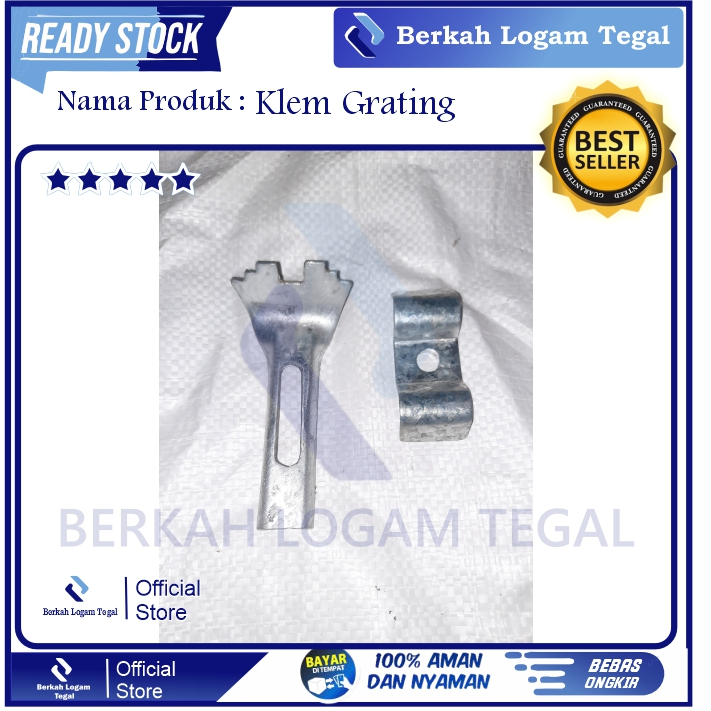 Klem Grating / Clem Grating Type A/B Plus Baud Mur M-8x70 Galvanis