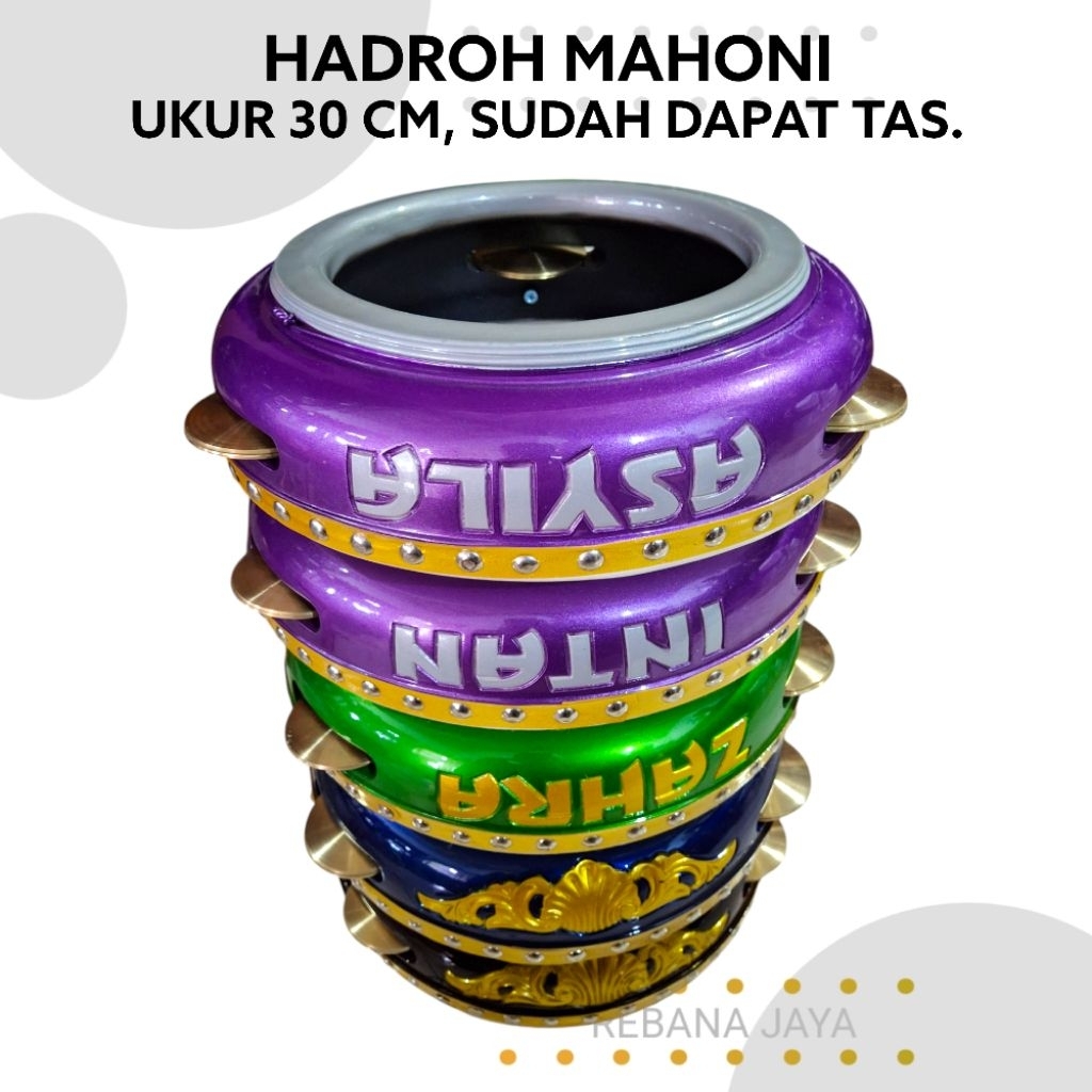 Rebana Hadroh Ukir / Hadroh Ukir Jepara / Ukir Bisa Custom