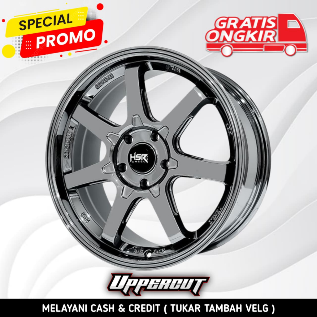 VELG MOBIL TE37 BLACK CHROME RING 18 UNTUK CAMRY ACCORD MAZDA3 INNOVA HRV DESTINATOR ALMAZ